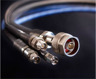 Cabo coaxial RF e conector RF