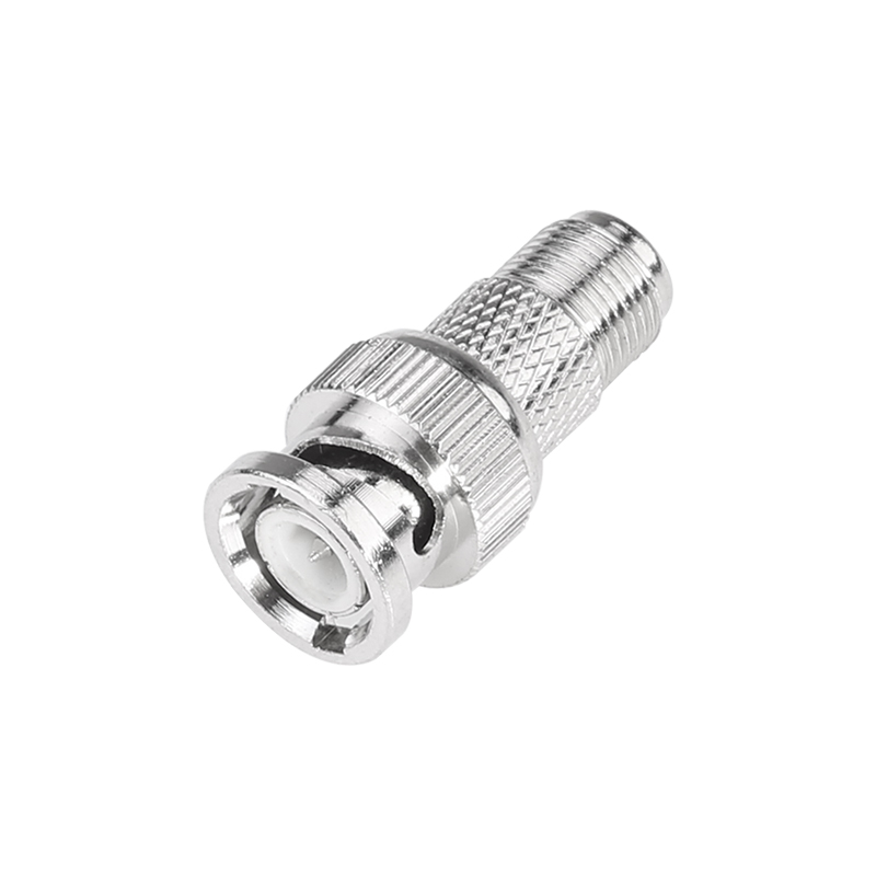 Conector BNC macho de acoplamento F base fêmea RF