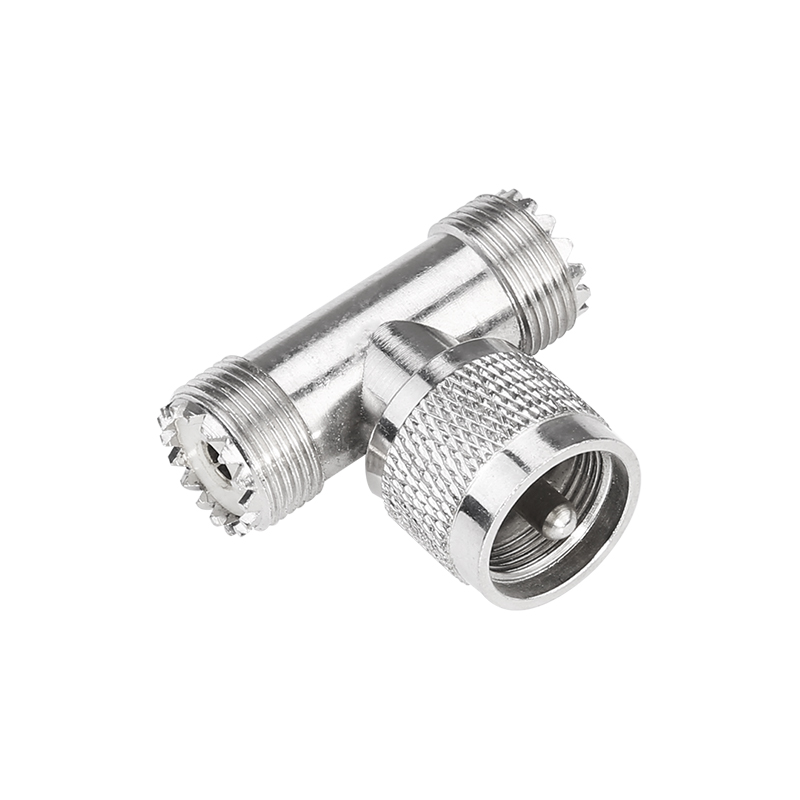Fêmea UHF para conector UHF macho T RF
