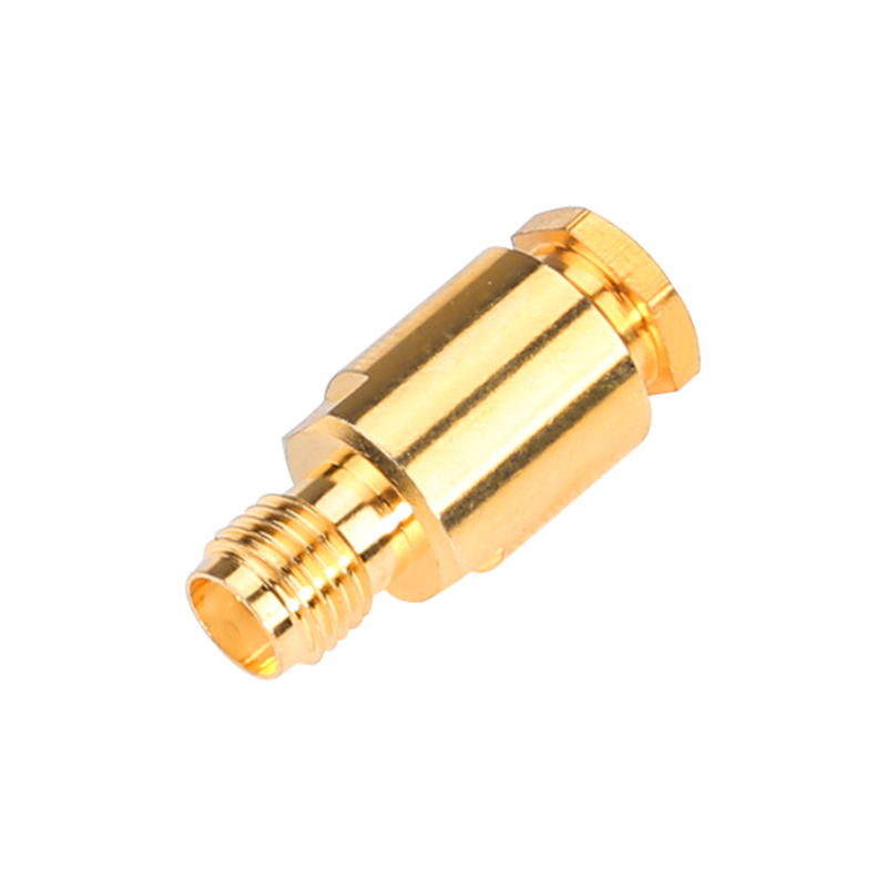 Conector adaptador profissional RF fêmea SMA